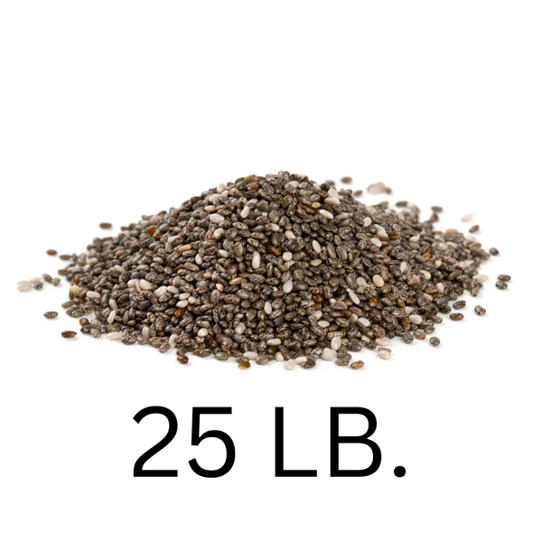 Chia Seeds, 25 lbs., Best Seller! Save with Subscription!