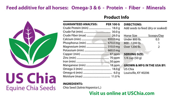 Chia Seeds, 12 lbs., Free Shipping! Save with Subscription!
